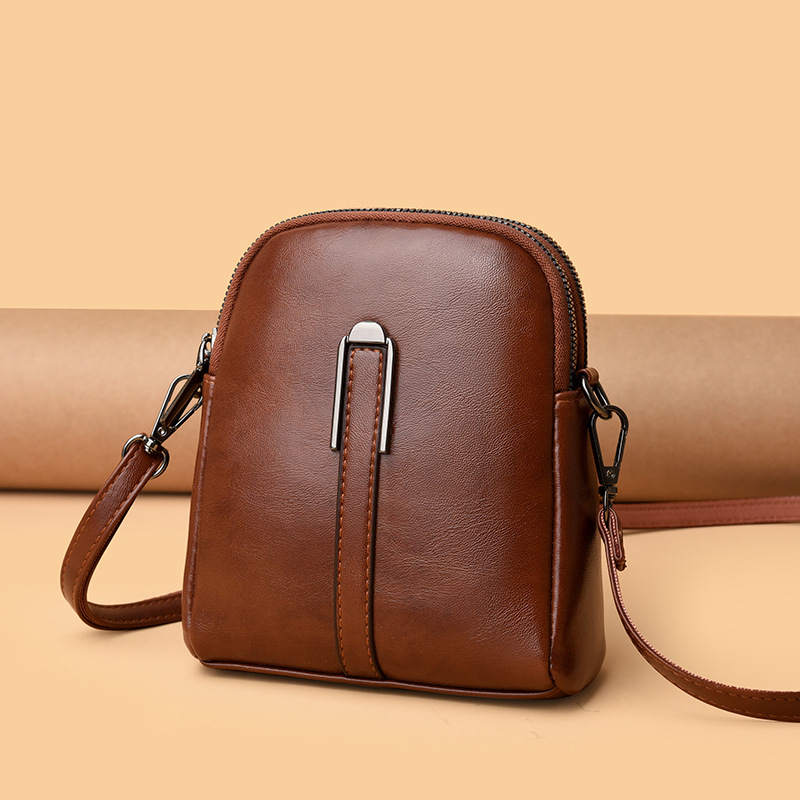 Mobile phone bag women 2025 new bag women texture mini shoulder bag women crossbody small bag