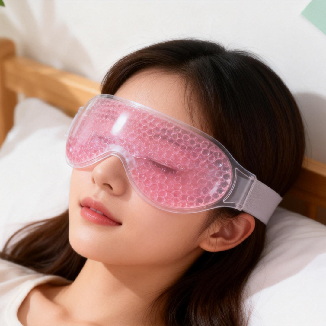 Popular beauty gel cold and hot compress dual-purpose eye mask, cooling ice eye mask, summer ice compress