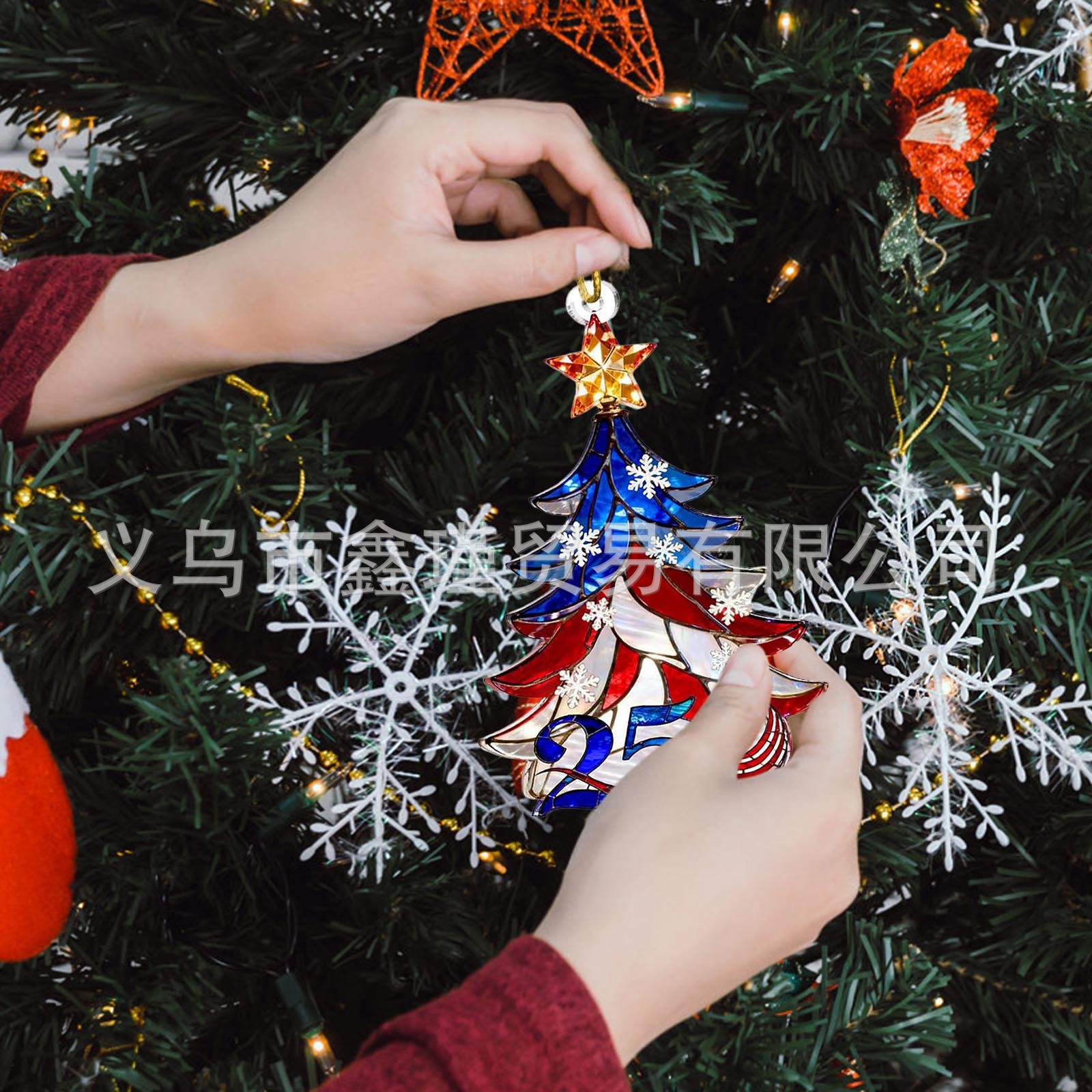Hanging Decoration Christmas Ornament Acrylic Christmas Tree Holiday Decoration Acrylic 250