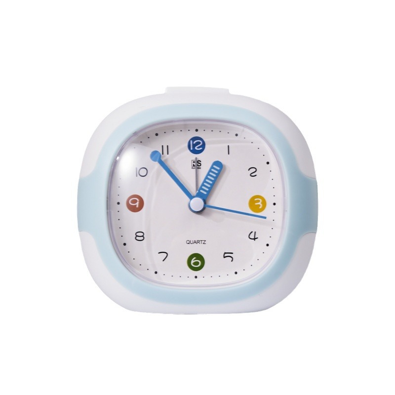 Dopamine color plastic alarm clock simple modern alarm clock children student special wake-up clock