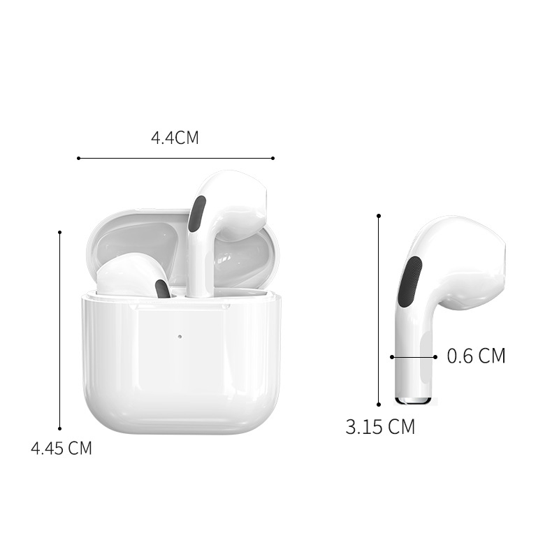Pro4 semi-in-ear true wireless Bluetooth earphones Pro5 supermarket Meituan qualified FCC quality inspection
