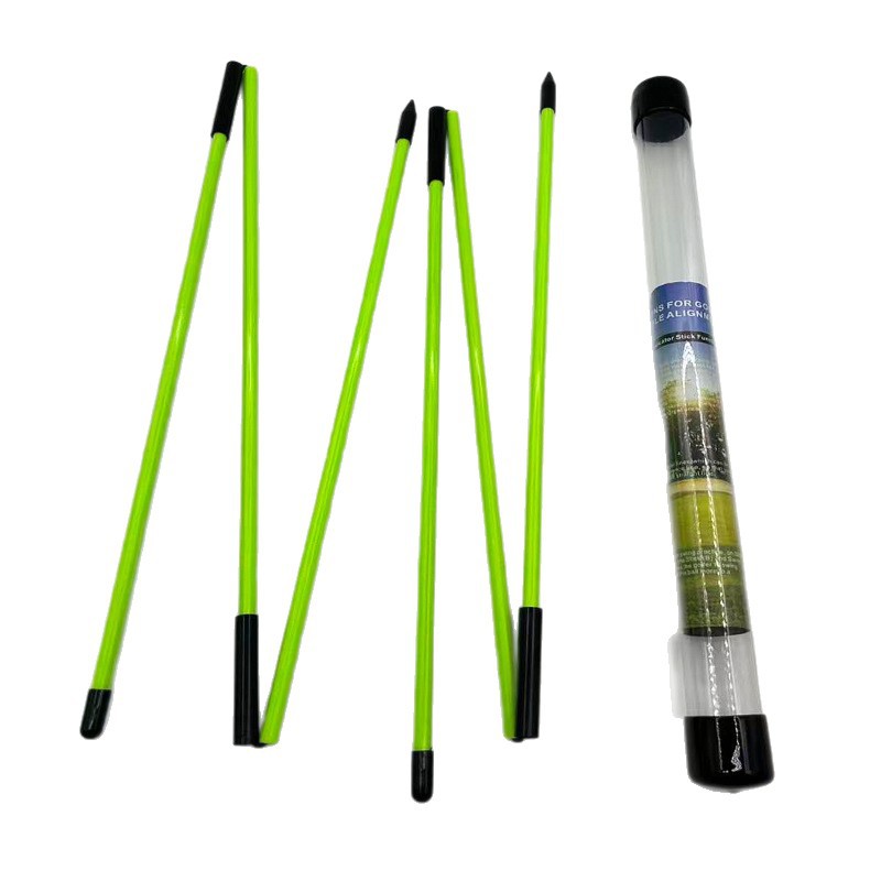 Custom golf direction rod indicator rod training aid practice rod foldable marker training correction practice rod