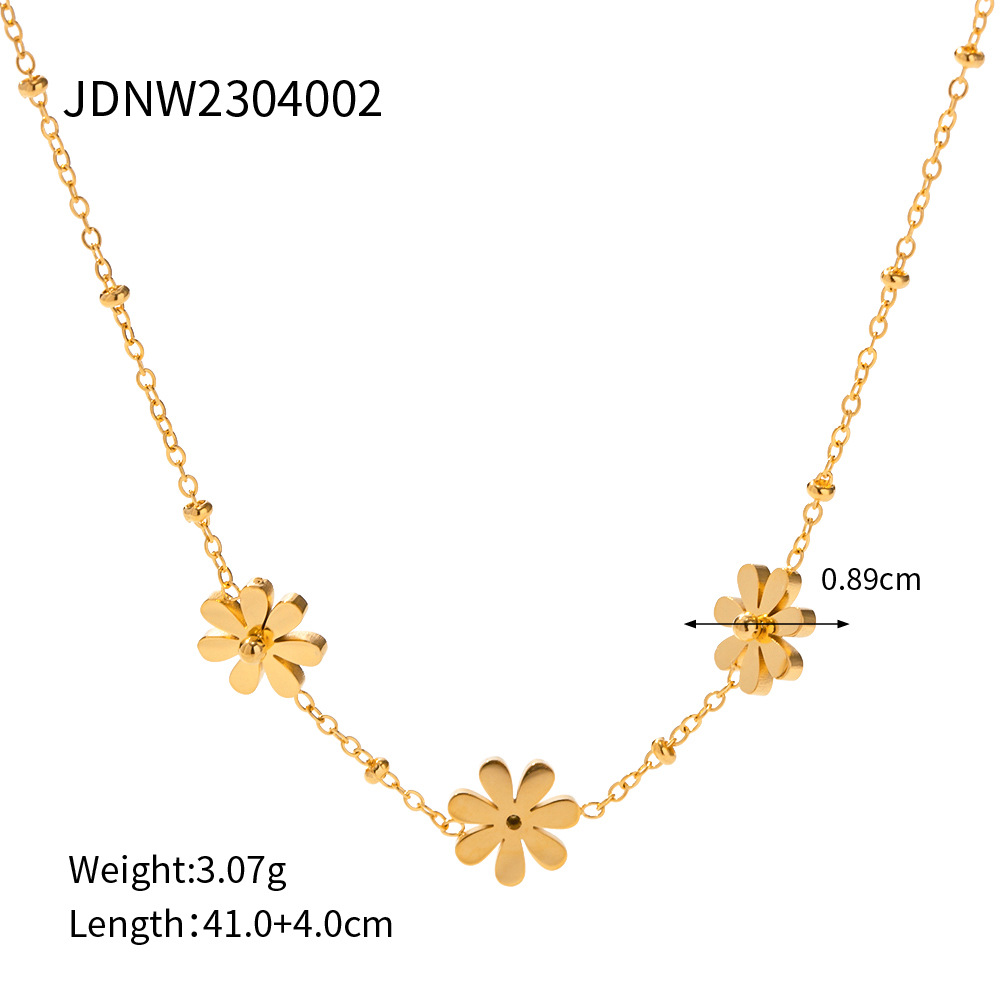 Jieding titanium steel necklace niche accessories women summer jewelry daily neck ornament