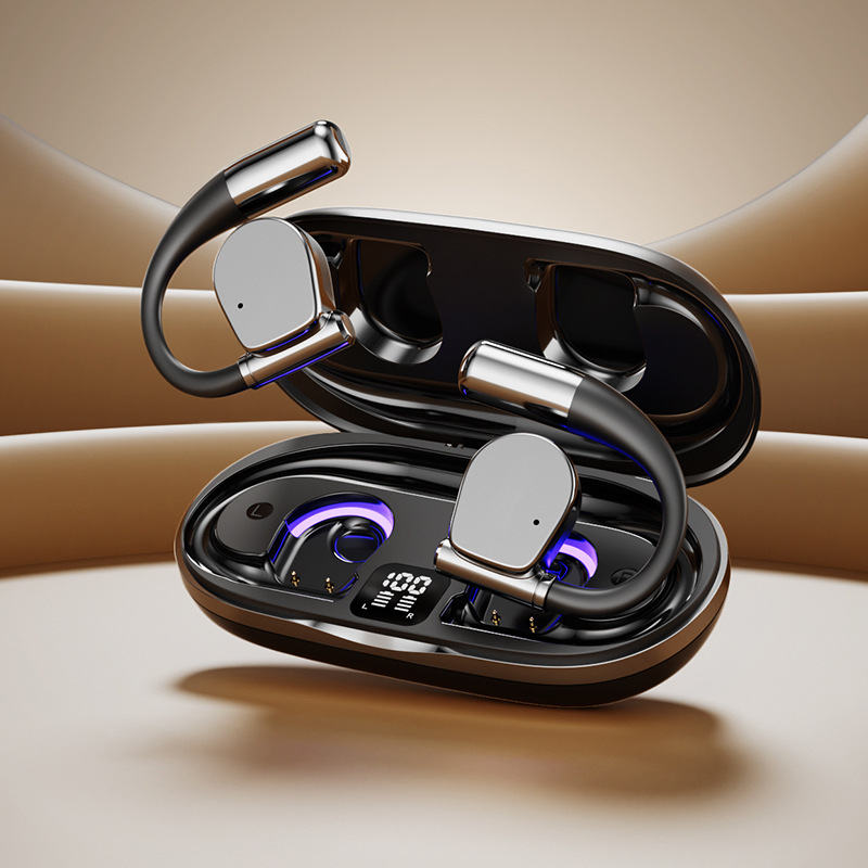 New AI smart translation OWS open-ear non-in-ear OWS Bluetooth earphones wireless ear-hook earphones