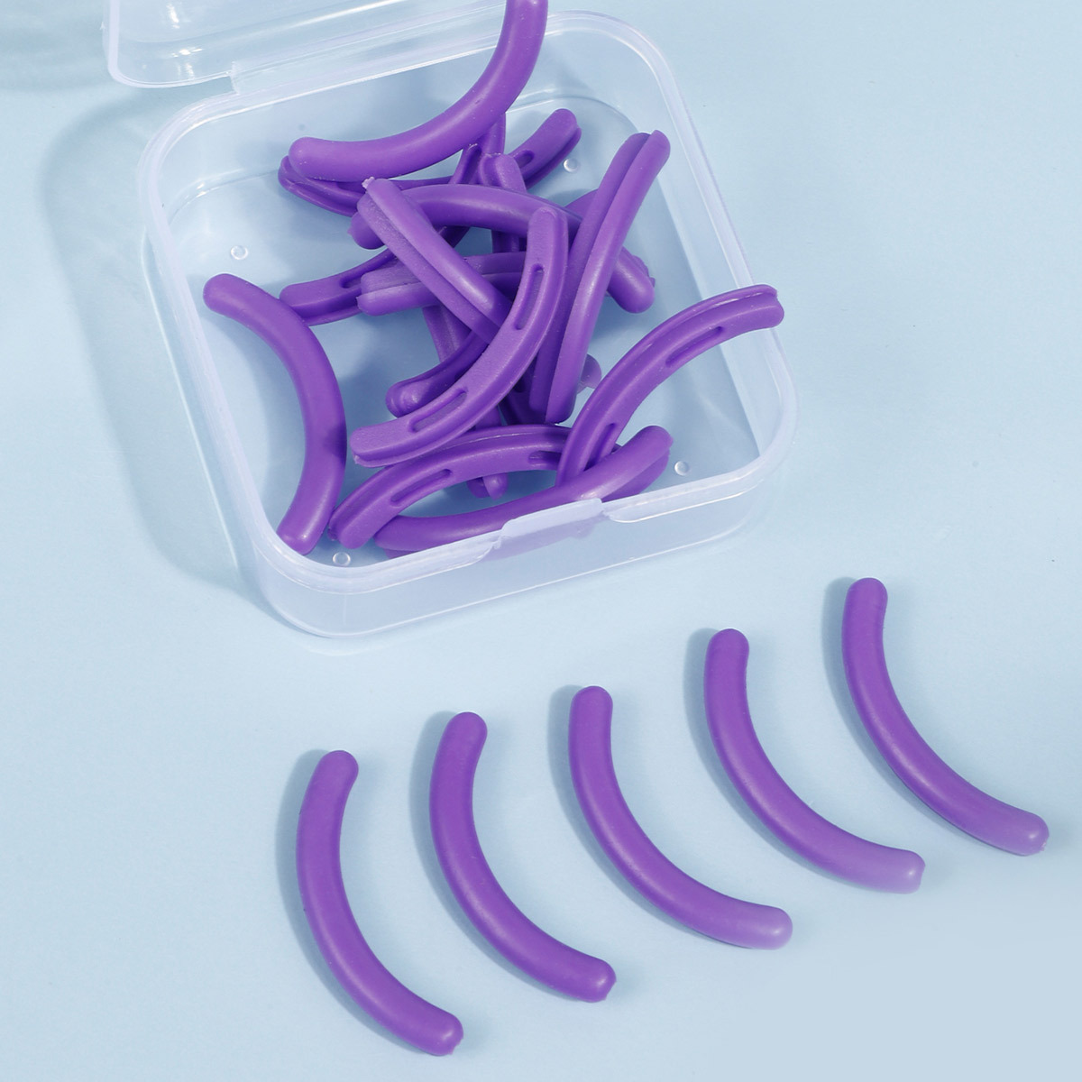 Eyelash Curler Replacement Pad Not Easy to Break High Elasticity Durable Silicone Strip Multi-Color Selection Eye Lash Replacement