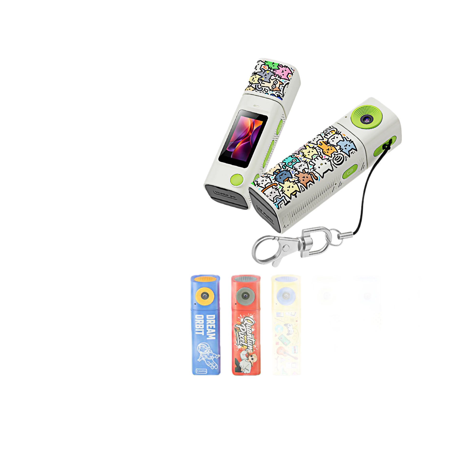 G10 Thumb High-Definition Rotating Lens Camera for Teenagers, Students, Pocket Sports Video Recorder 10