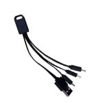 Multi-in-one 4/5/6 gift cable customizable logo USB charging cable for Android Apple type-c data cable