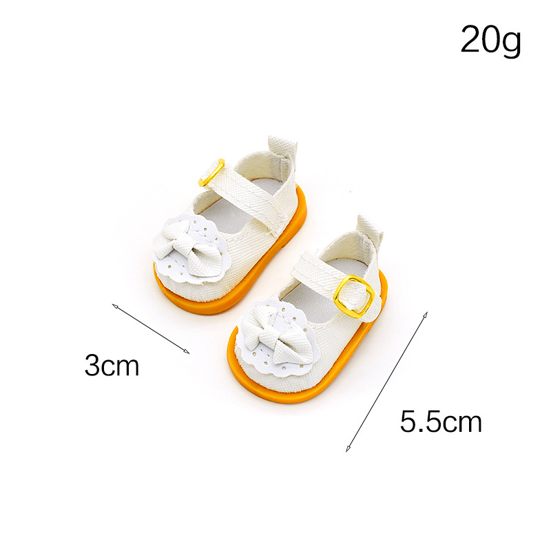 20cm Cotton Doll Shoes Star Doll Leather Shoes Doll Clothes Changing Accessories No Attribute Butterfly Princess Shoes