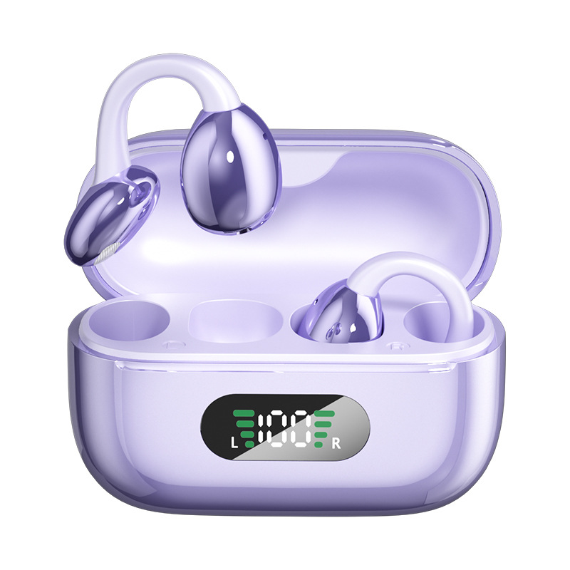 Q65 ear-clip Bluetooth earphone battery digital display ultra-long battery life HIFI sound quality comfortable without feeling non-in-ear