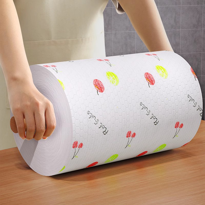 Lazy cloth, dry and wet use, kitchen disposable cloth, household thickened oil-absorbing, water-absorbing dishwashing cleaning special paper