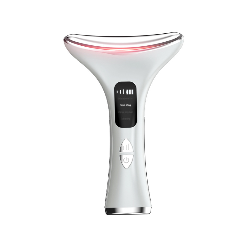Intelligent Color Light Neck Beauty Instrument Lifting Tightening Neck Lines Nasolabial Folds Massage Care Face Neck Machine导入仪