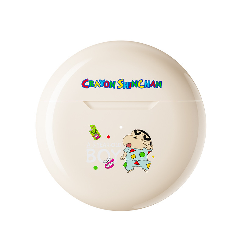 Crayon Shin-chan J6 Bluetooth Earphones New In-Ear Cartoon Cute Noise Cancelling Super Long Battery Life Sports Wireless Earphones
