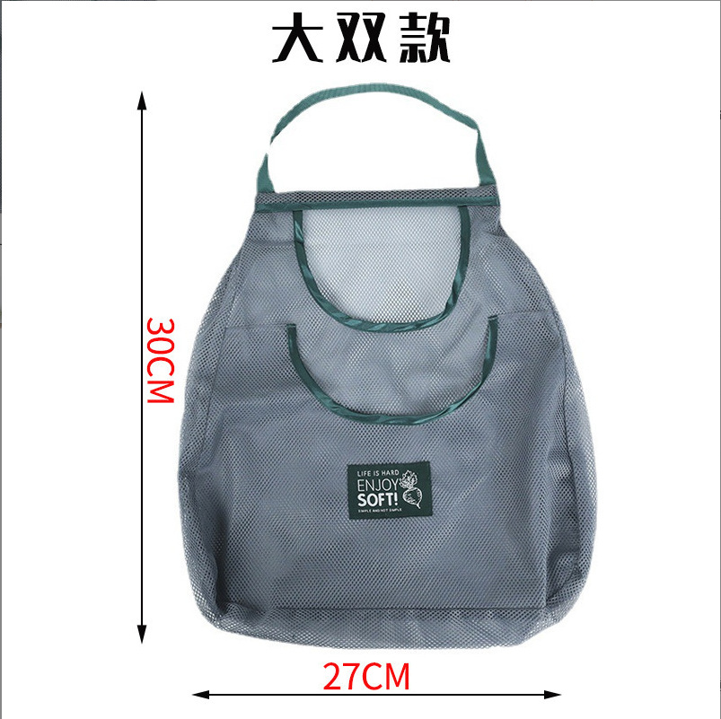 Kitchen Fruit and Vegetable Mesh Storage Bag, Hanging Mesh Bag, Ginger Garlic Onion Storage Bag, Multifunctional Handheld Bag