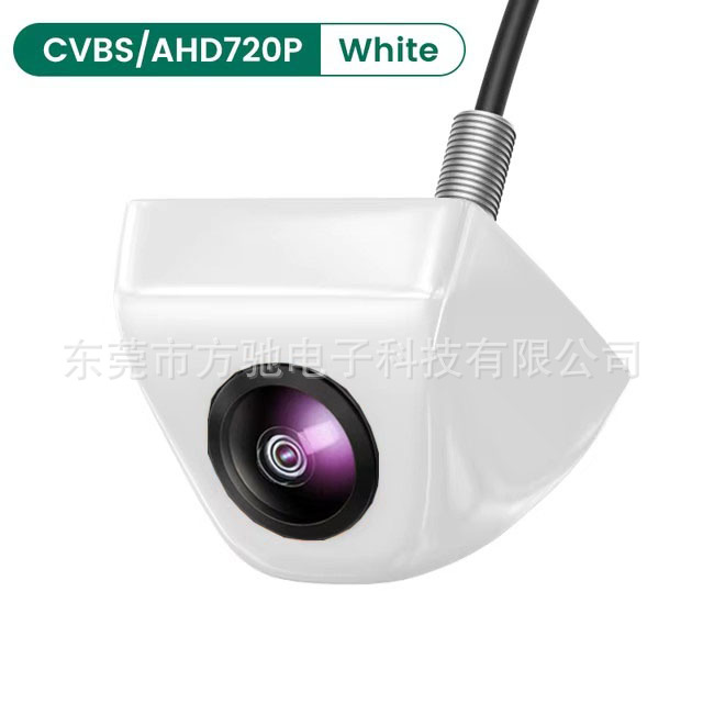Black AHD car camera reversing image HD wide angle night vision 1080P fisheye rear view external mount