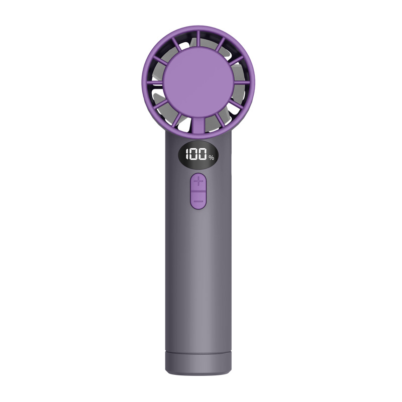 New Handheld Fan 100 Gears Strong Wind Long Battery Life Violent Fan USB Charging Mini Silent Small Fan