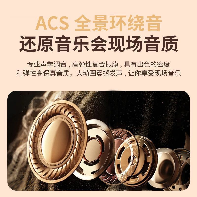 Pro6 Bluetooth Earphones Sports Gaming Touch Noise Reduction Semi-In-Ear Ultra-Long Battery Life Wireless Earphones