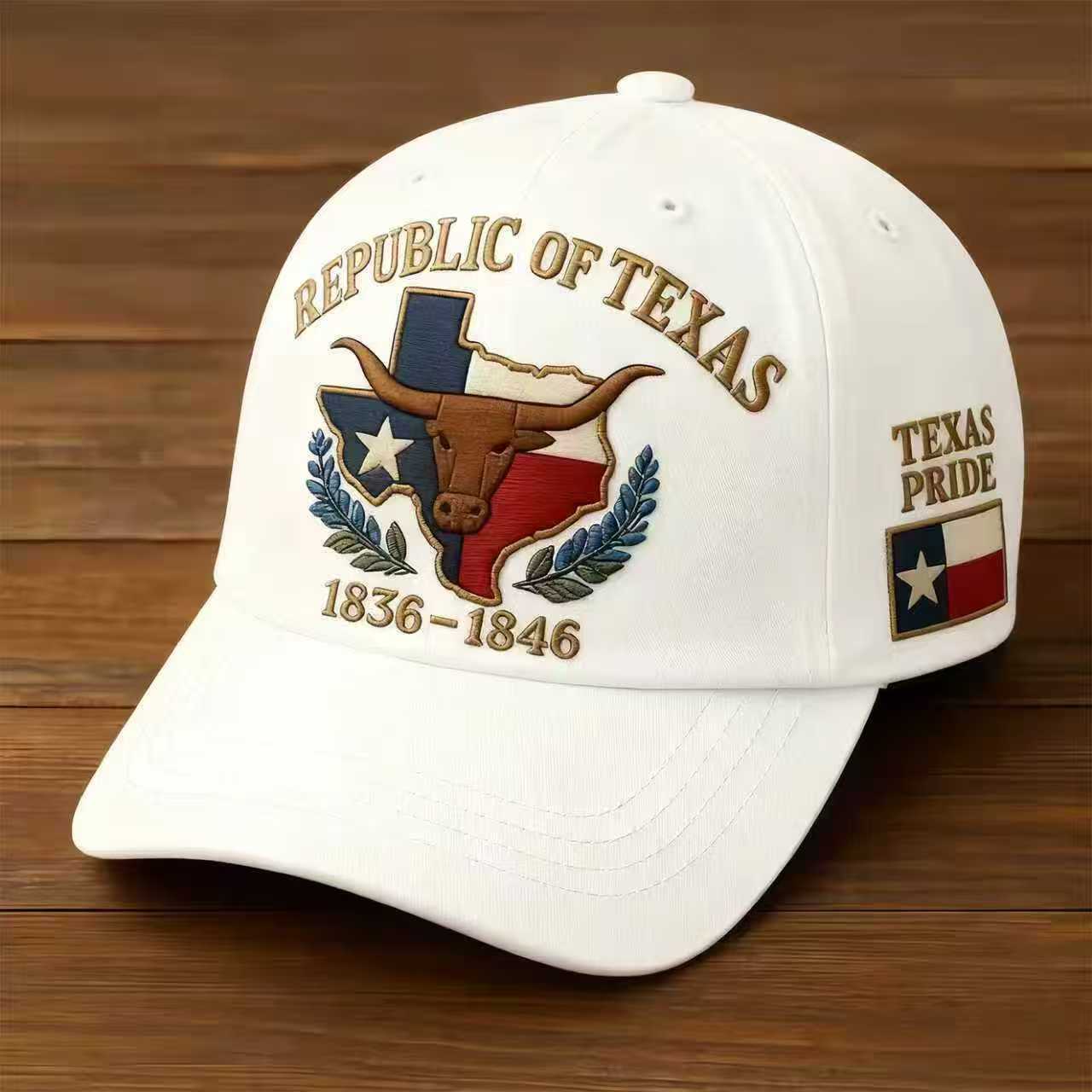 Embroidered Republic of Texas Heritage Cap