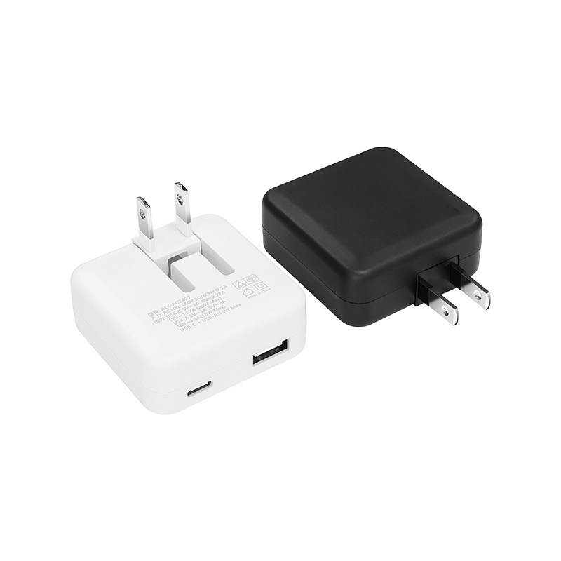 Japanese PD20W dual-port charger PSE phone fast charging head quick plug QC3.0 adapter 18W