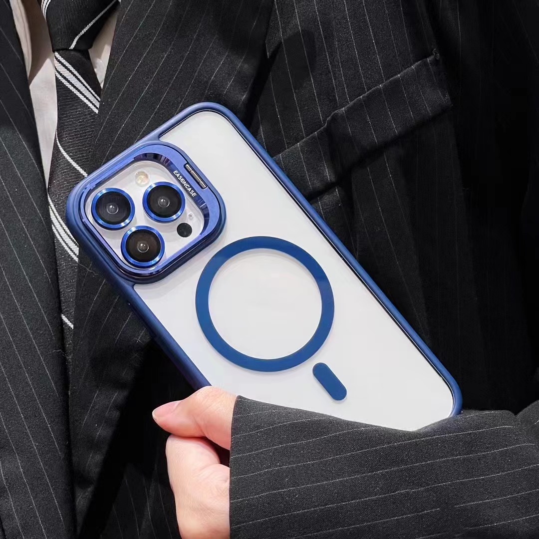 Compatible with Apple 17 Pro Max phone case iPhone 15/14 same color lens film U1 invisible bracket with magnetic