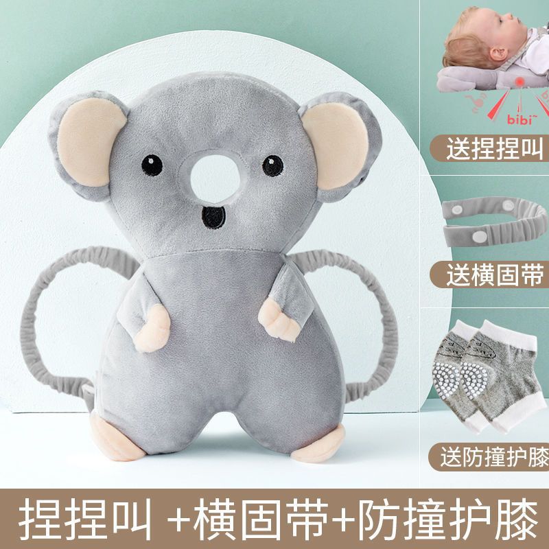升级大版-灰考拉【四季款】_送横固带+捏捏叫+护膝★