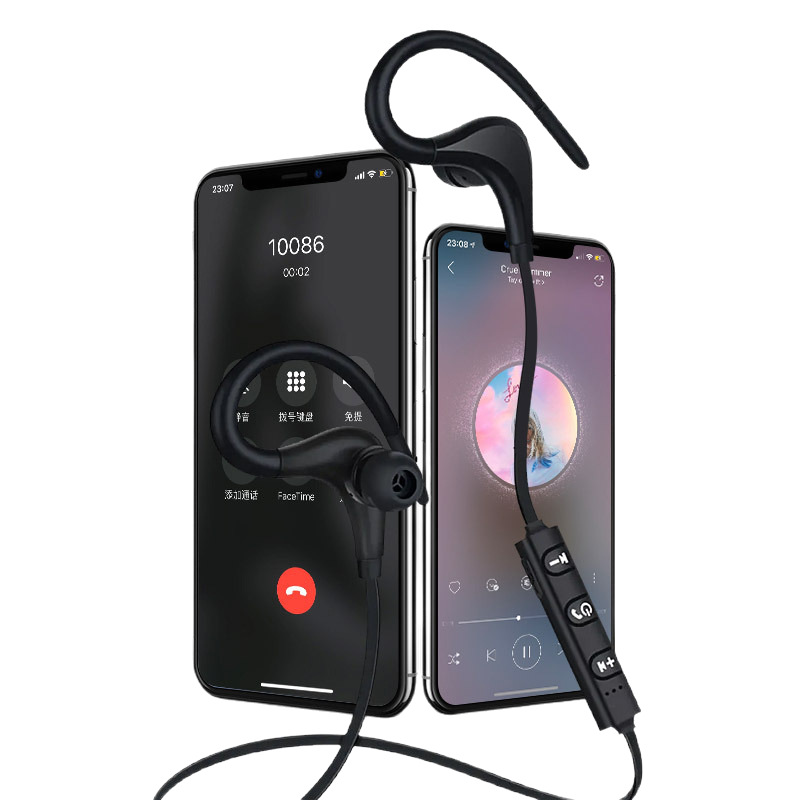 Sports Bluetooth Earphones Big Horn Wireless Hanging Ear Type 558 In-Ear Running Bluetooth Earphones Huaqiangbei