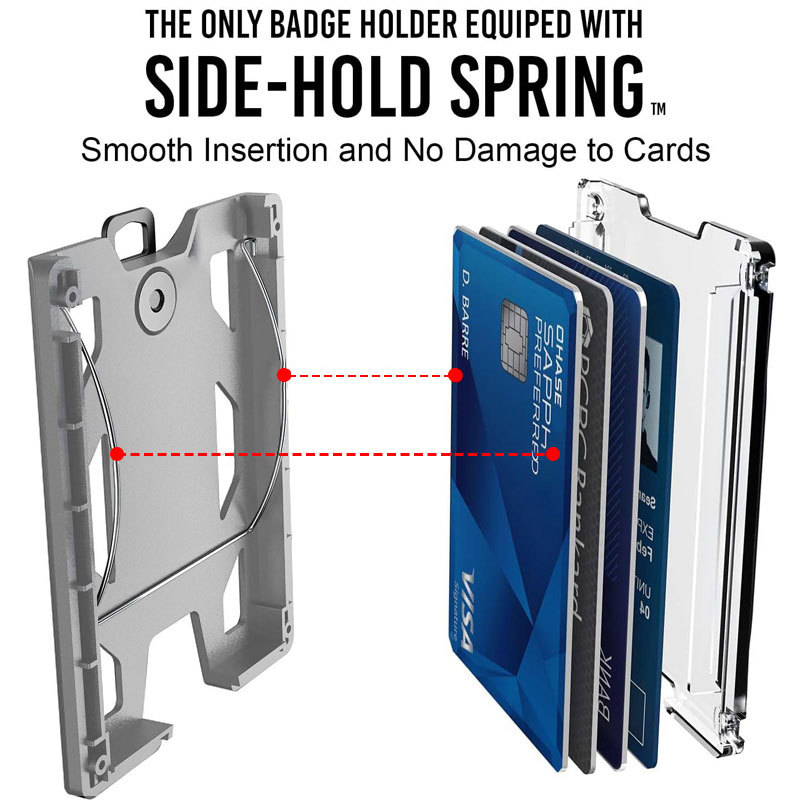 2025 New Lightweight Document Holder Transit Card ID Card Credit Card Transparent Work Badge Holder