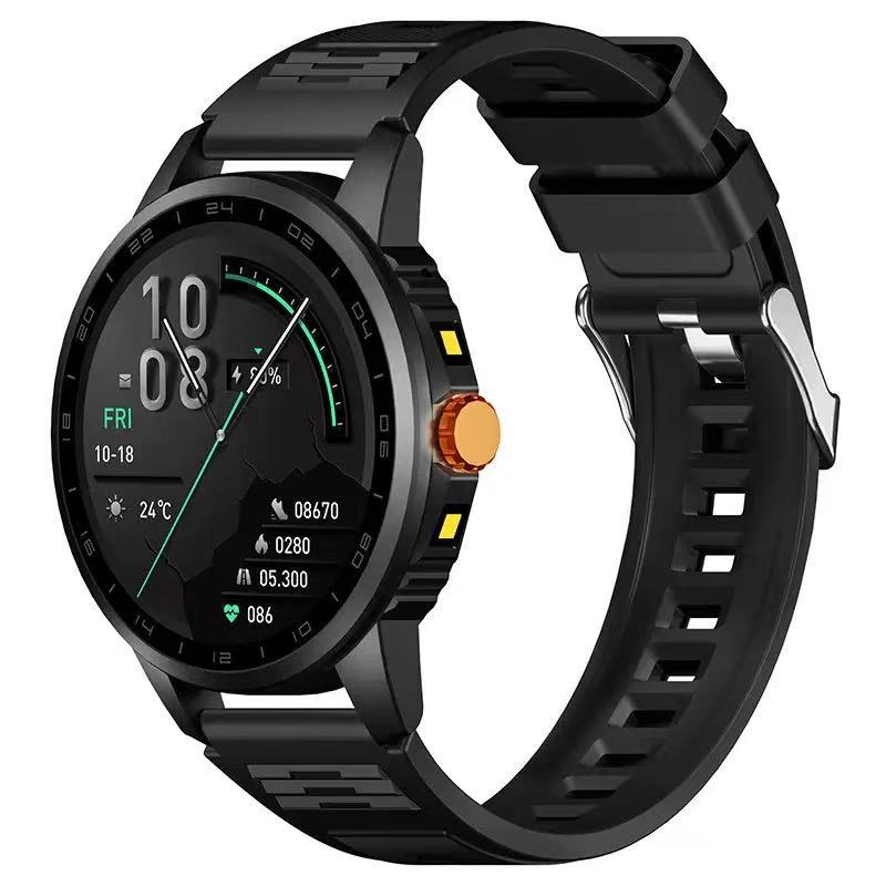 Private mold gt12 smart watch 1.52 round screen outdoor sports dual light flashlight raise wrist to light up screen
