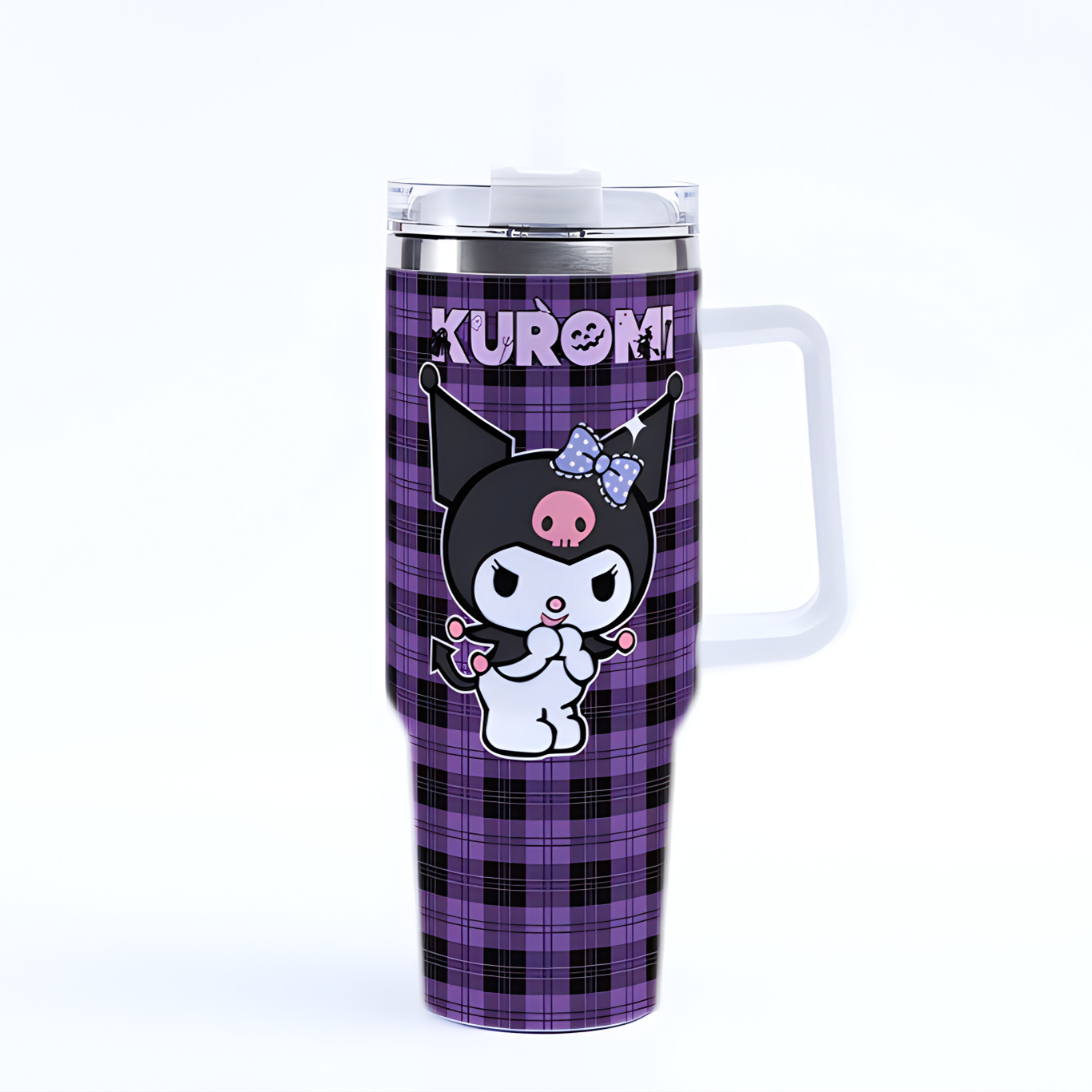 Hello Kitty Sanrio Kuromi cartoon ice霸 stainless steel thermal cup large capacity 40oz car cup