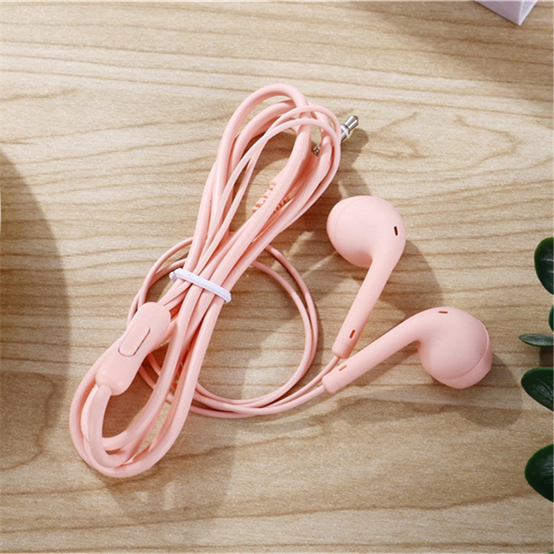 Hot U88 Macaron Color Wired Phone Earbuds In-Ear U19 Music Student Earbuds 3.5