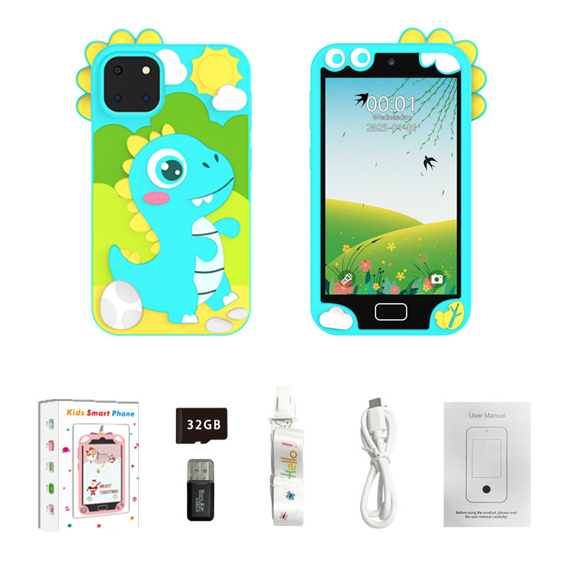 New cartoon mini children's phone camera HD photo video educational children's digital camera