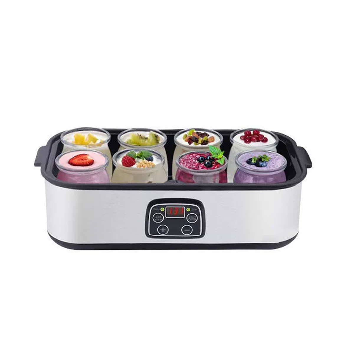 12-Cup Yogurt Maker Homemade Jam Ice Cream Pudding Breakfast Machine YOGURT MAKER Yogurt Fermentation Machine