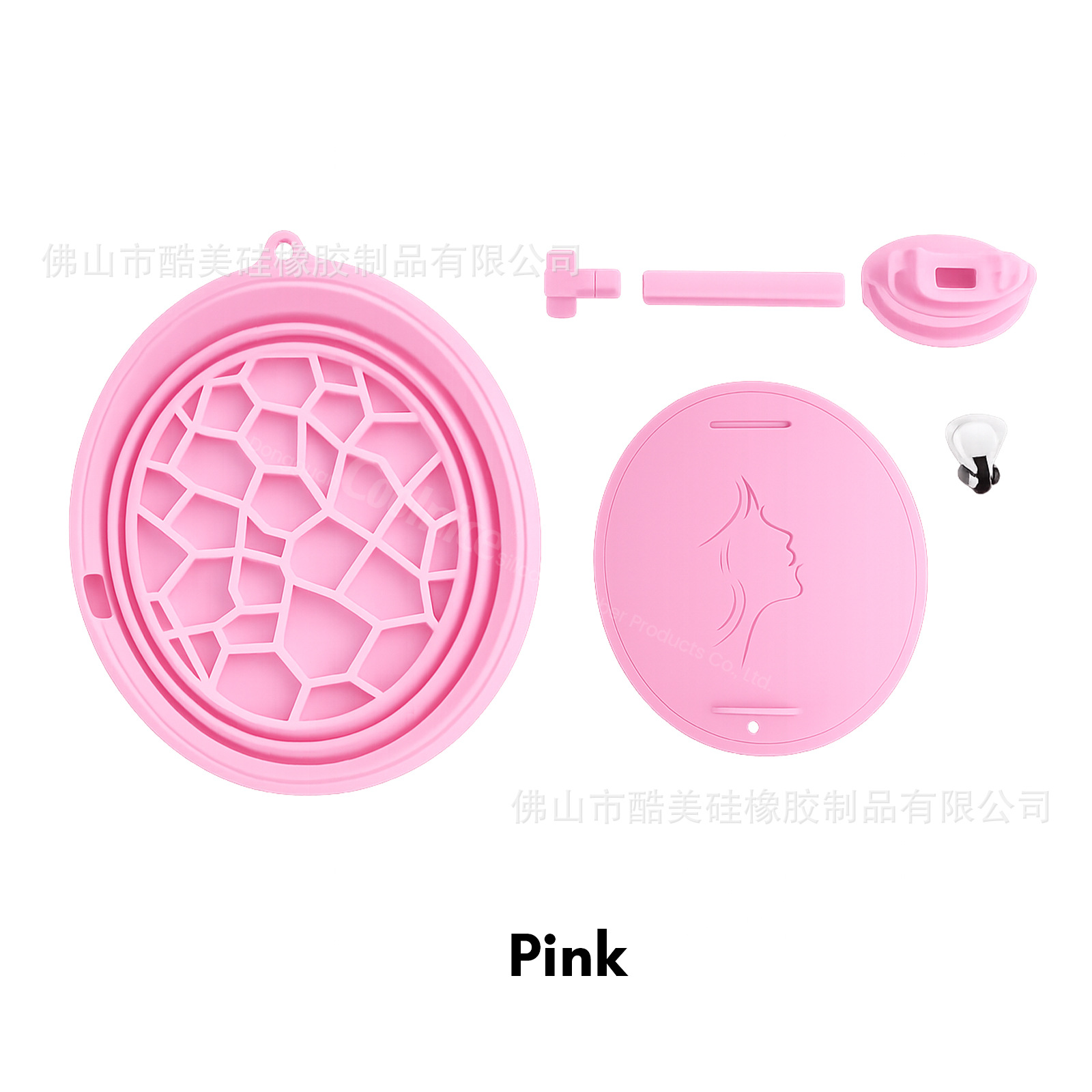 Foldable ice compress face basin ice grid soak face basin beauty device home face basin care ice grid silicone ice compress basin