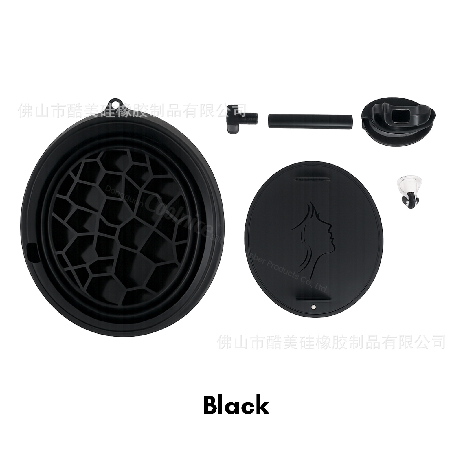 Foldable ice compress face basin ice grid soak face basin beauty device home face basin care ice grid silicone ice compress basin