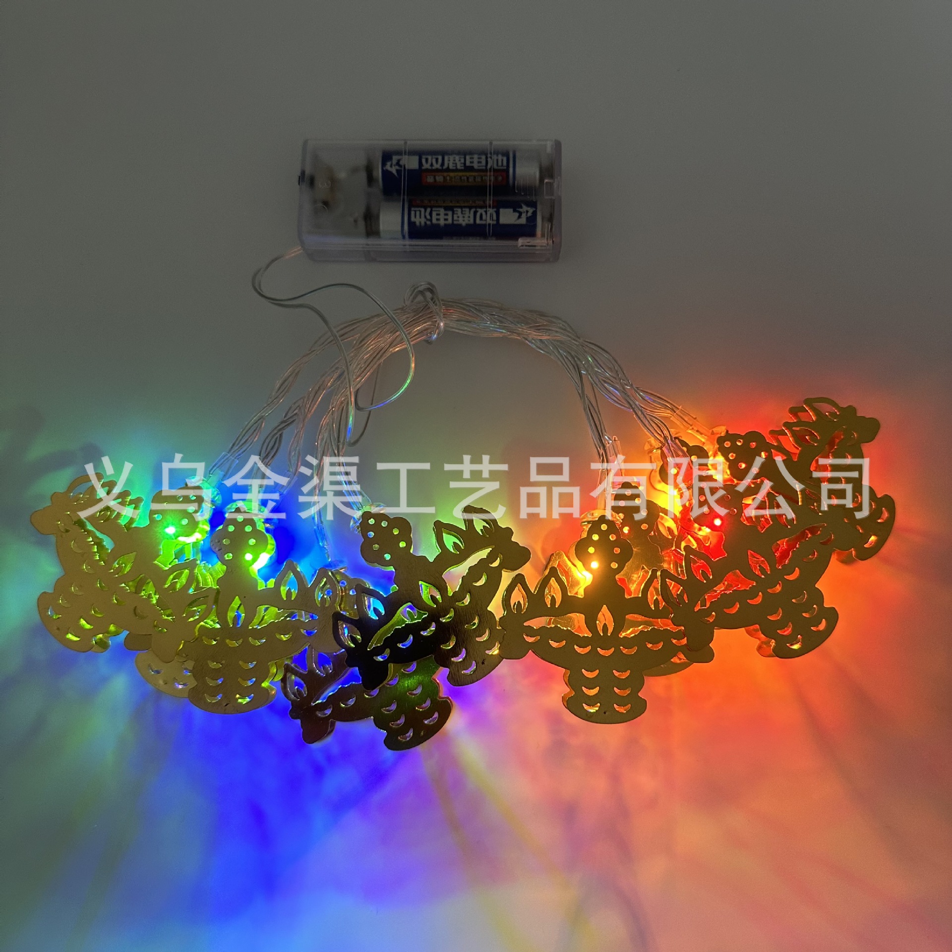 New Indian Diwali Light String LED Festival of Lights Decorative Lights Lotus Candle Light Om Symbol Diwali