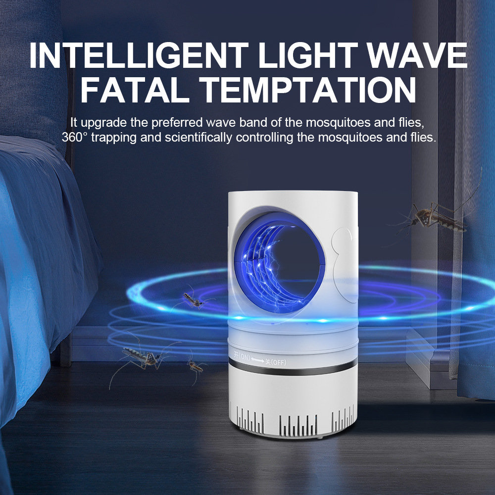 New Small Sky Eye Photocatalyst Mosquito Killer Lamp Strong Suction Intake Electronic Mosquito Killer Lamp Home Outdoor Dual Use