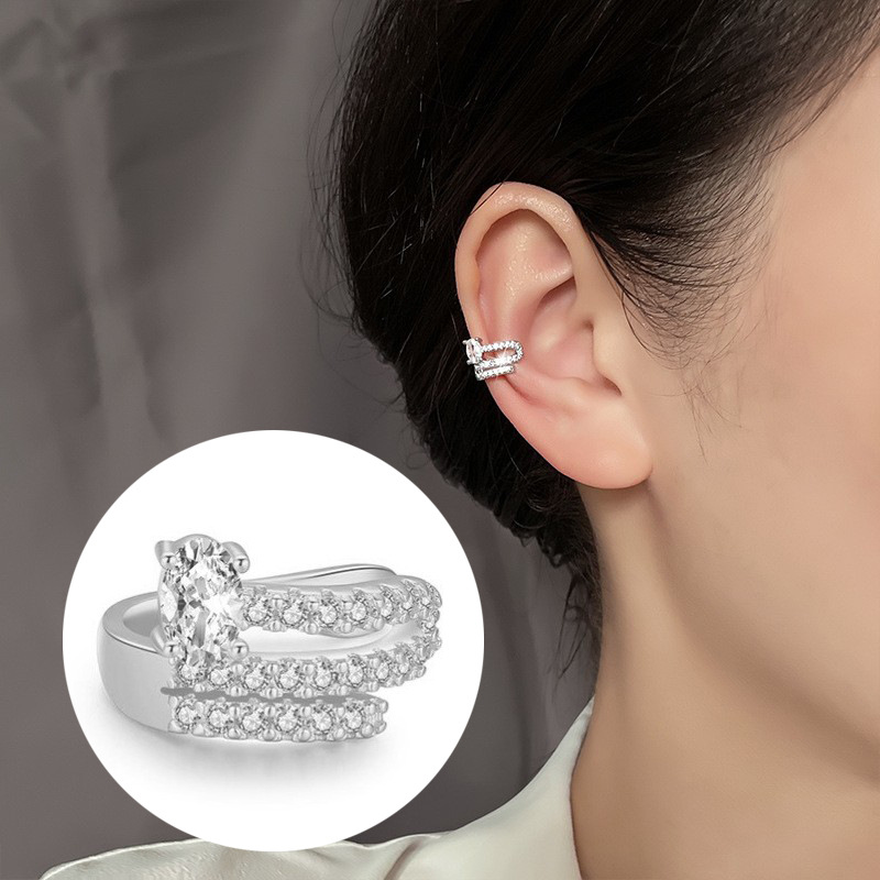 Lively Butterfly Ear Cuff No Piercing Snake Year INS Hollow Butterfly Ear Clip Small Elf Ear Cuff