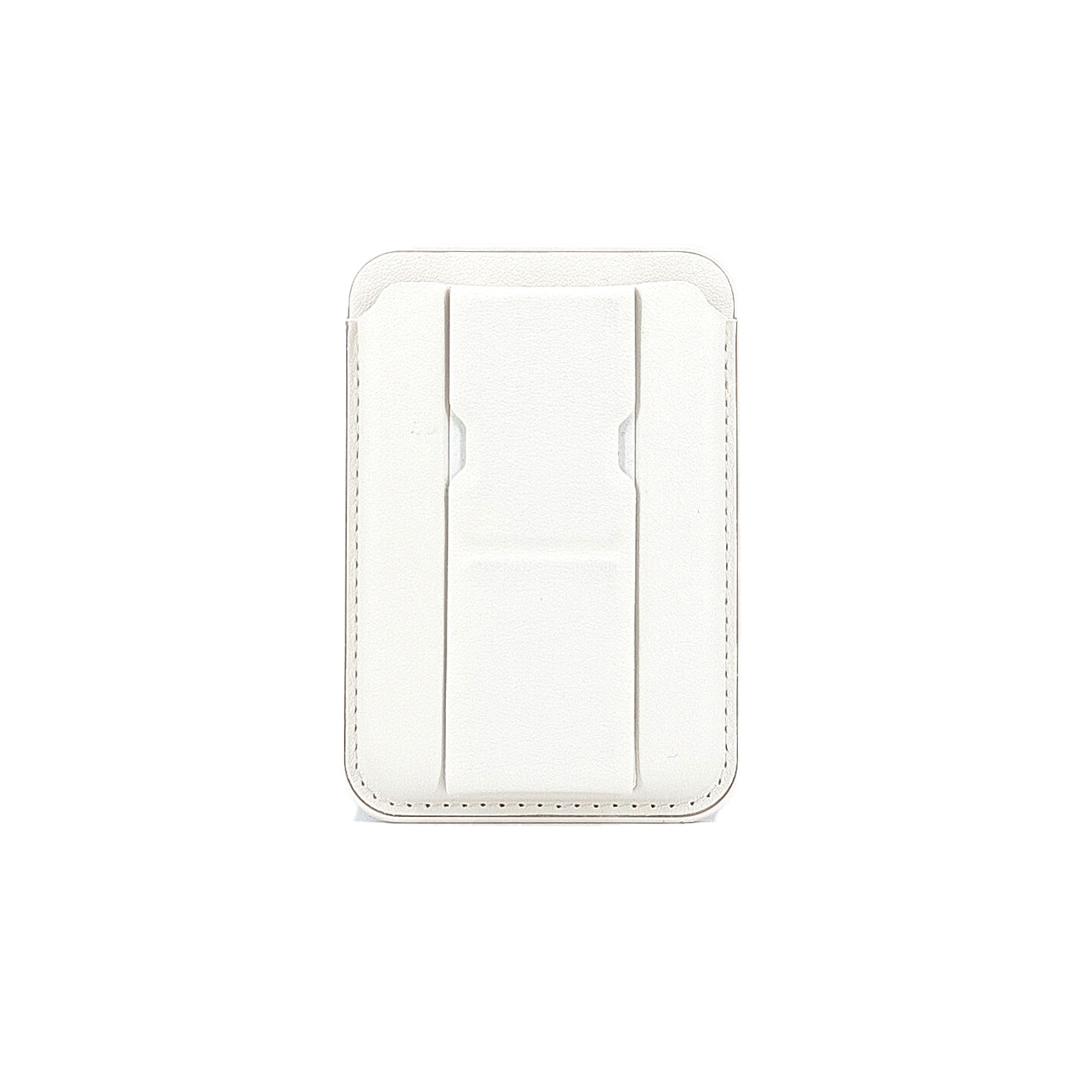 New Anti-slip Grid MagSafe Magnetic Card Holder Folding Stand Round Hole Injection Molded Portable Document Card Storage Clip