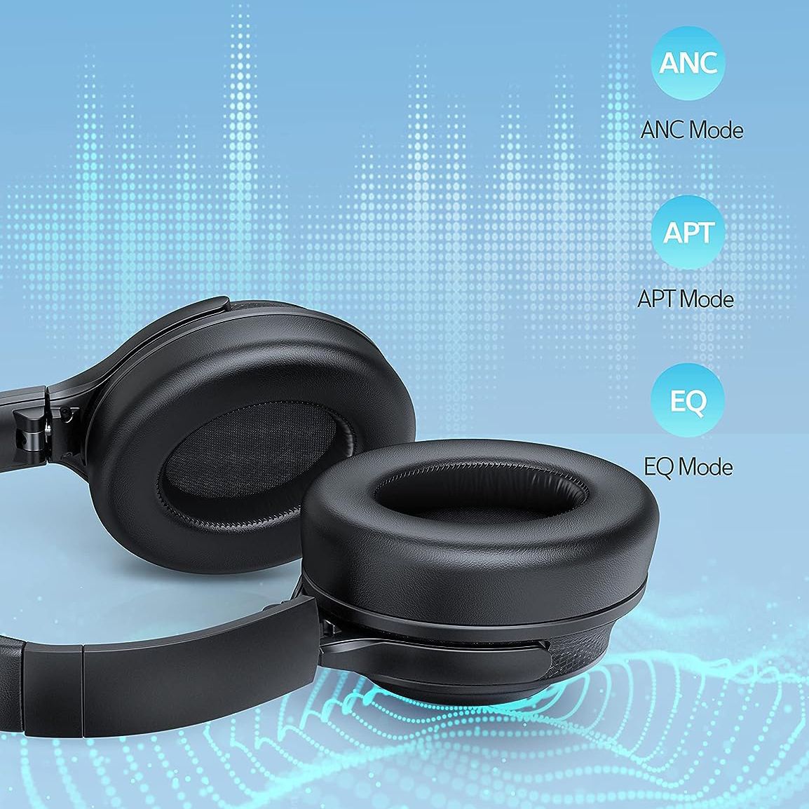 Over-ear earphones wireless Bluetooth active noise-cancelling earphones suitable for gift girlfriend student