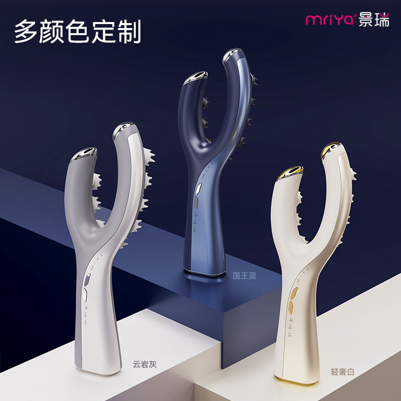 New head massager, EMS microcurrent red light massage comb, electric massage comb for scalp care massage instrument