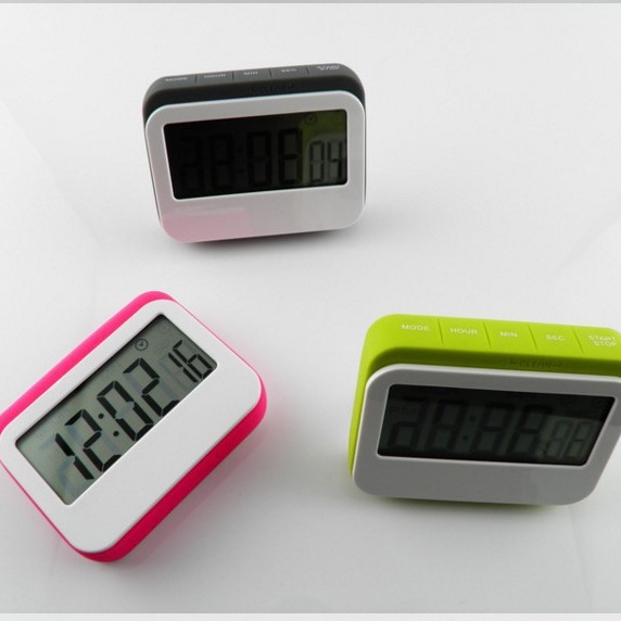 New 24-Hour Positive and Negative Timer, Candy Color Kitchen Timer, Countdown Timer
