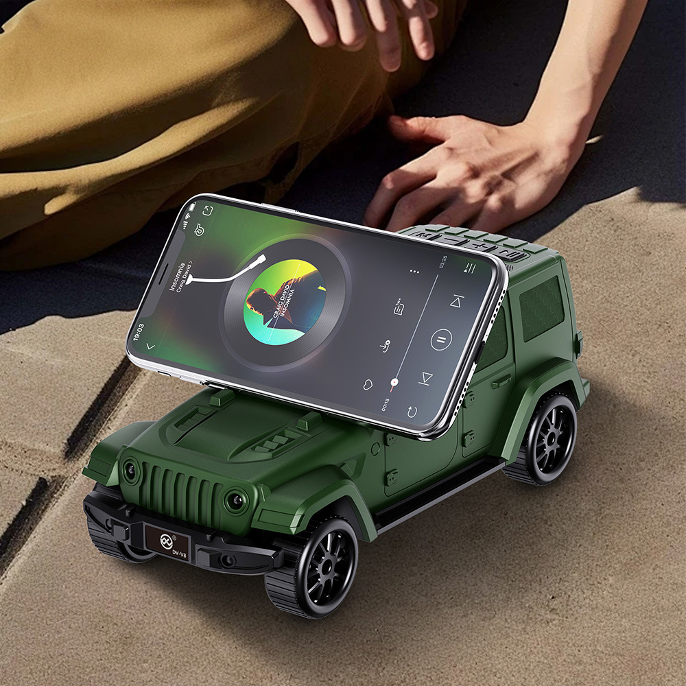 2025 New Bluetooth Speaker Car Model Wireless Plug-in Card Speaker Gift Desktop Small