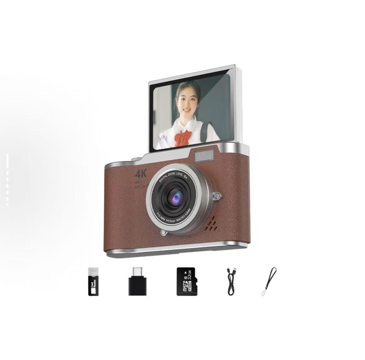 2025 New High Pixel Dual Camera Selfie Digital Camera Student Campus Entry CCD New