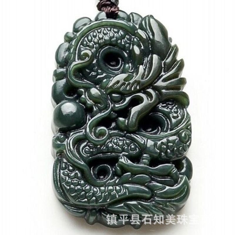 款式二十二双面游龙戏珠约50*30*10mm