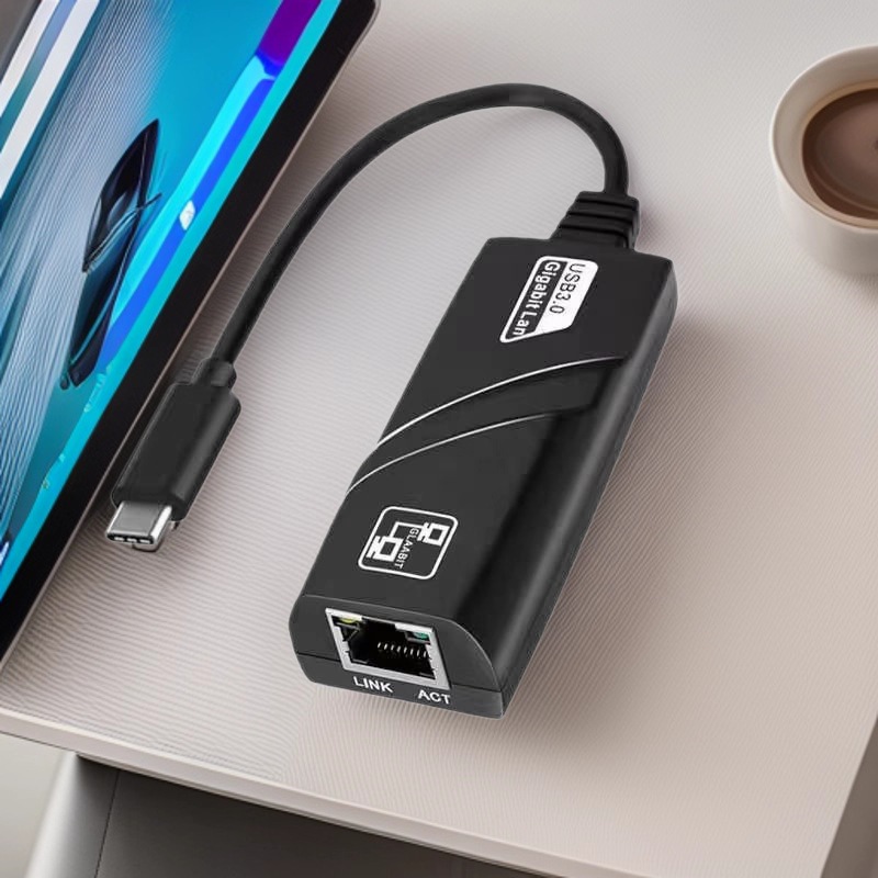 USB3.0 Wired 100M/1000M Ethernet Card RJ45 Ethernet Port Computer 1000M Network Cable Converter External