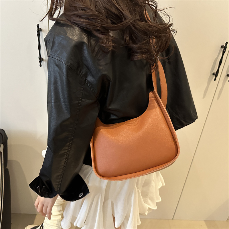 New Women's Bag 2026 Textured Bag Work Commuter Single Shoulder Crossbody Bag Underarm Bag