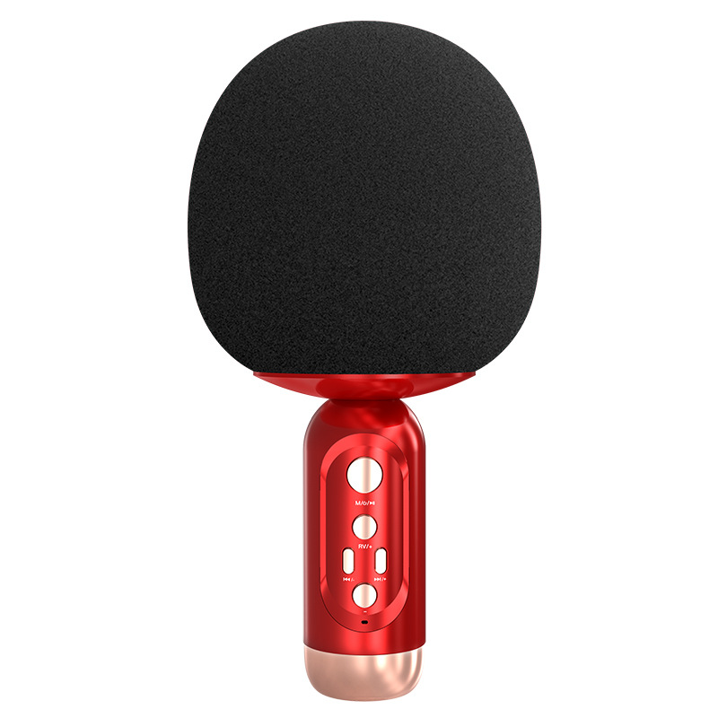 New Mobile Phone National K Song Live Streaming Wireless Bluetooth Microphone Audio All-in-One Condenser Microphone