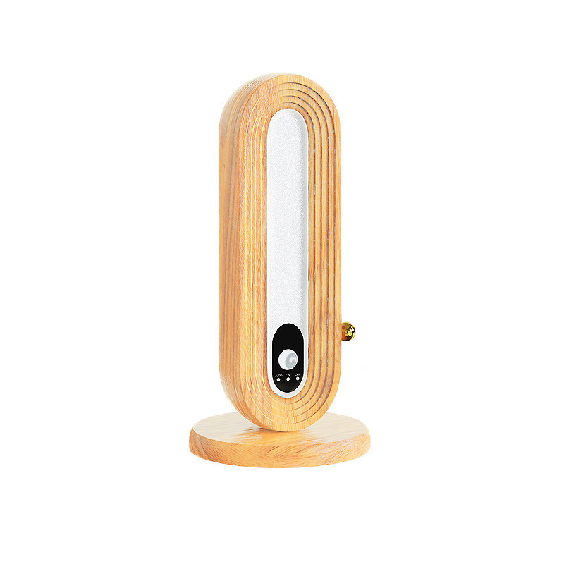 Wooden eye protection desk lamp bedside wall lamp bedroom corridor entrance solid wood human body induction lamp