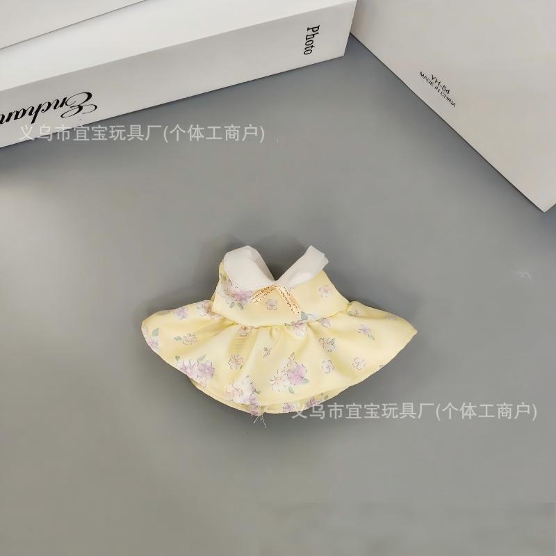 New Zsiga Gazi Sister Movable Doll Potato Doll Long Leg KT Doll Collar Floral Plaid Dress Doll Clothes