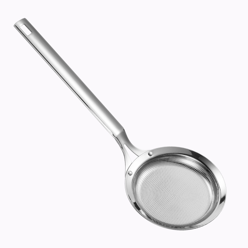 304 stainless steel oil filter spoon, filter grease foam, mesh oil strainer, remove oil residue, soybean milk filter, labor-saving oil filter