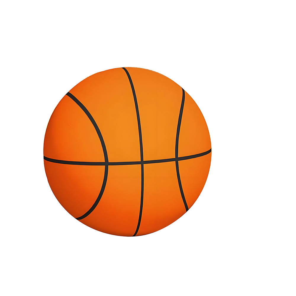 -Style Silent Basketball No. 7 for Kindergarten Children, Special Sponge Ball for Indoor Sports and Parent-Child Toys